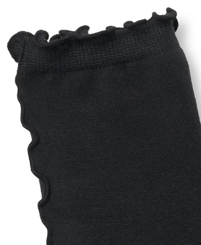 UGG Women's Karsyn Lettuce Edge Quarter Logo Socks