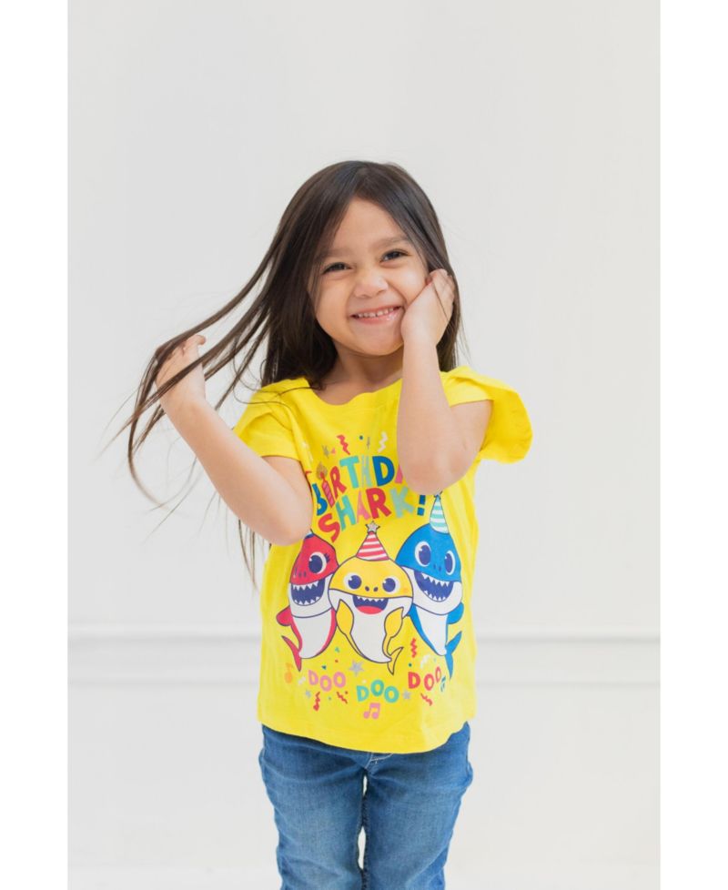 Baby Girls Pinkfong Shark T-Shirt