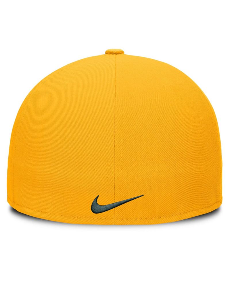 Men's Gold Athletics Wordmark Dri-FIT Round Bill True Fitted Hat