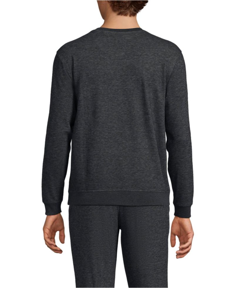 Men's Long Sleeve Brush Back Crew