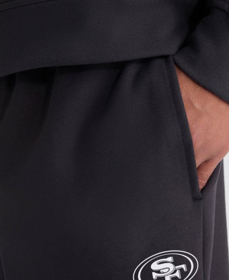 Men's Charcoal San Francisco 49ers Clutch Fleece Tri-Blend Joggers