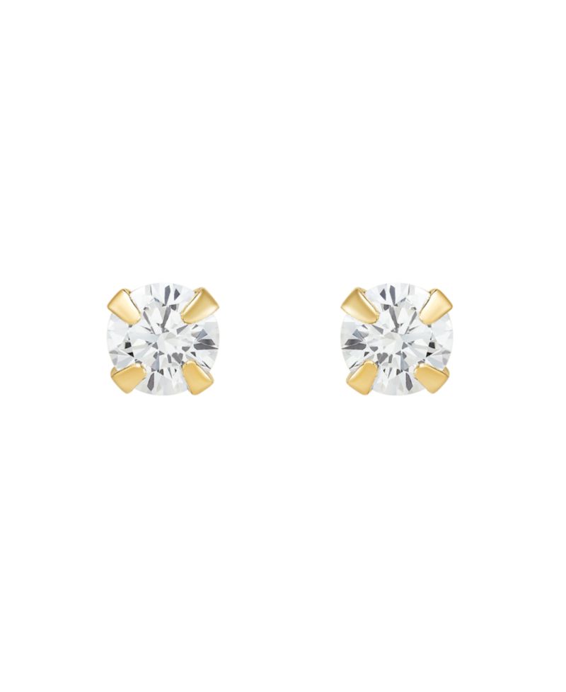 Macy's 2-Piece Stud and Hoop Earrings Set in 10k Yellow Gold