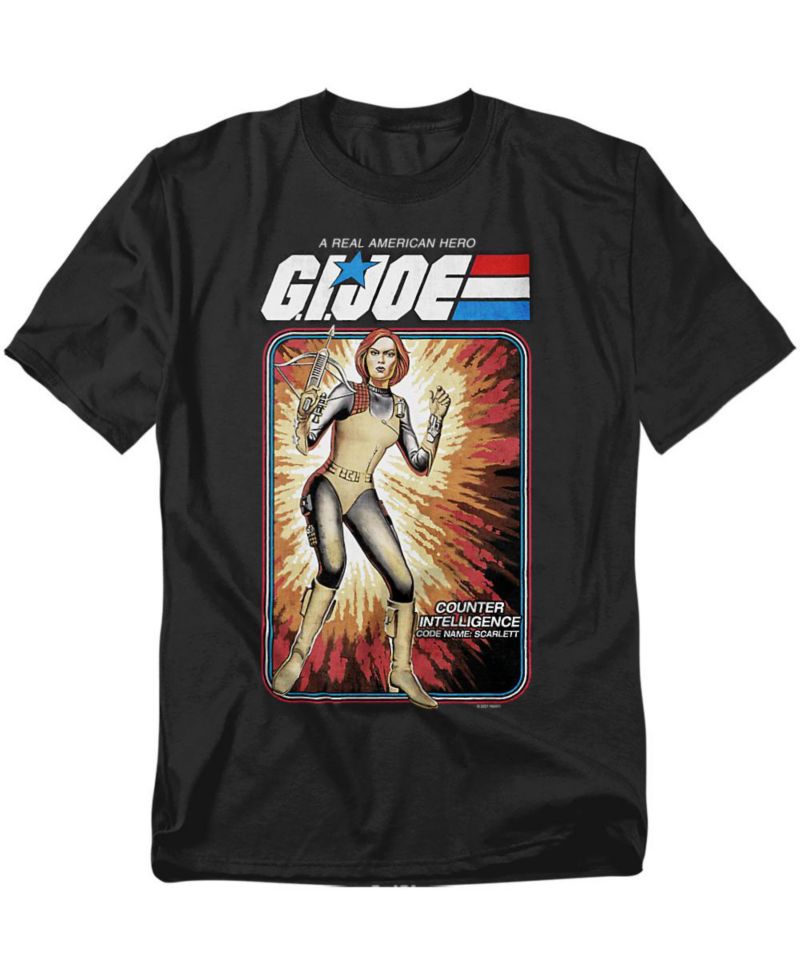 Men's G.I. Joe Scarlett Card T-Shirt