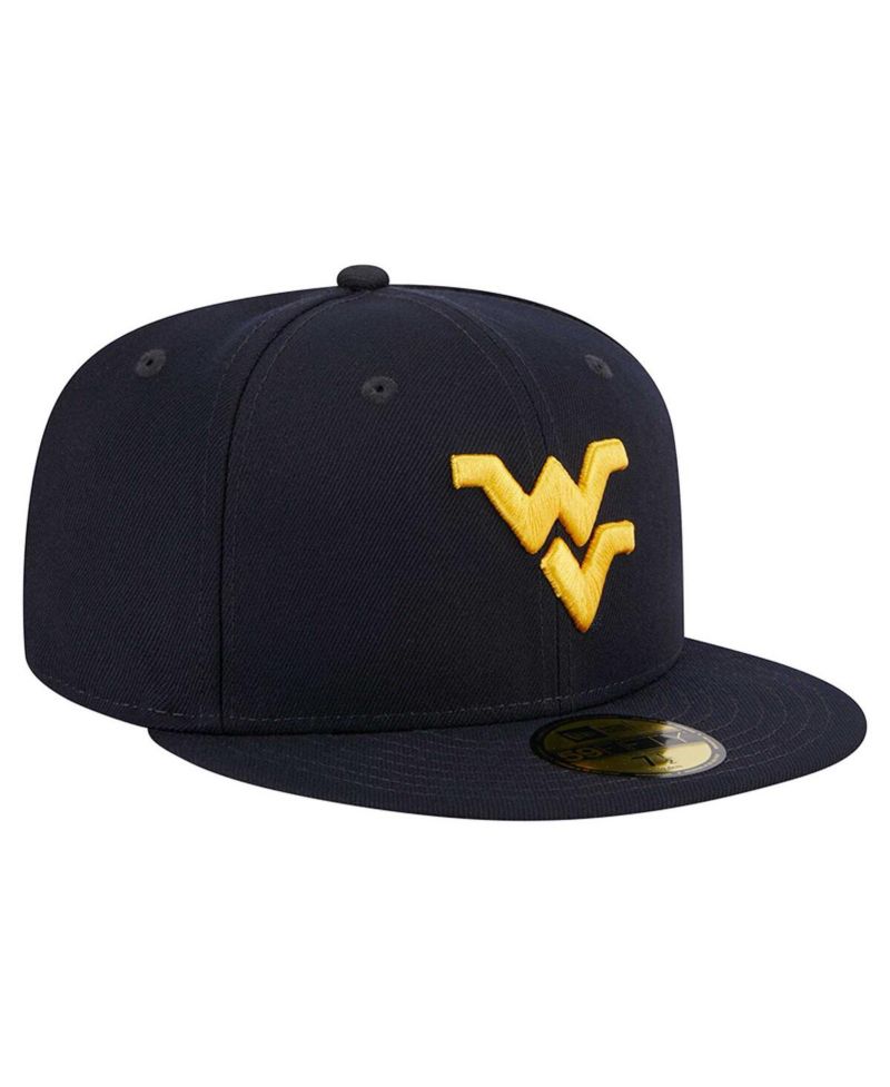 Men's Navy West Virginia Mountaineers 59FIFTY Fitted Hat