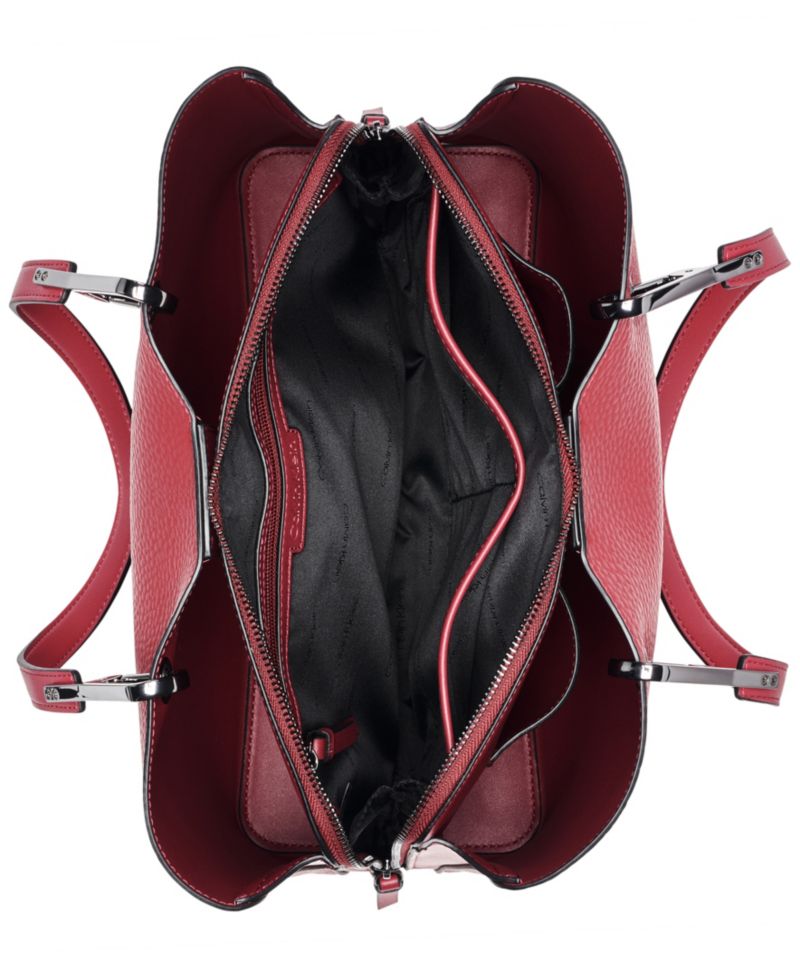 Garnet Large Triple Compartment Tote Handbag