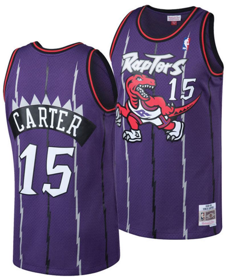 Big Boys Vince Carter Toronto Raptors Hardwood Classic Swingman Jersey