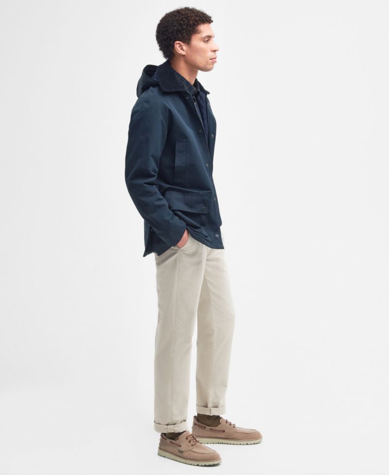 Men's Ashby Waterproof Hooded Wax Jacket