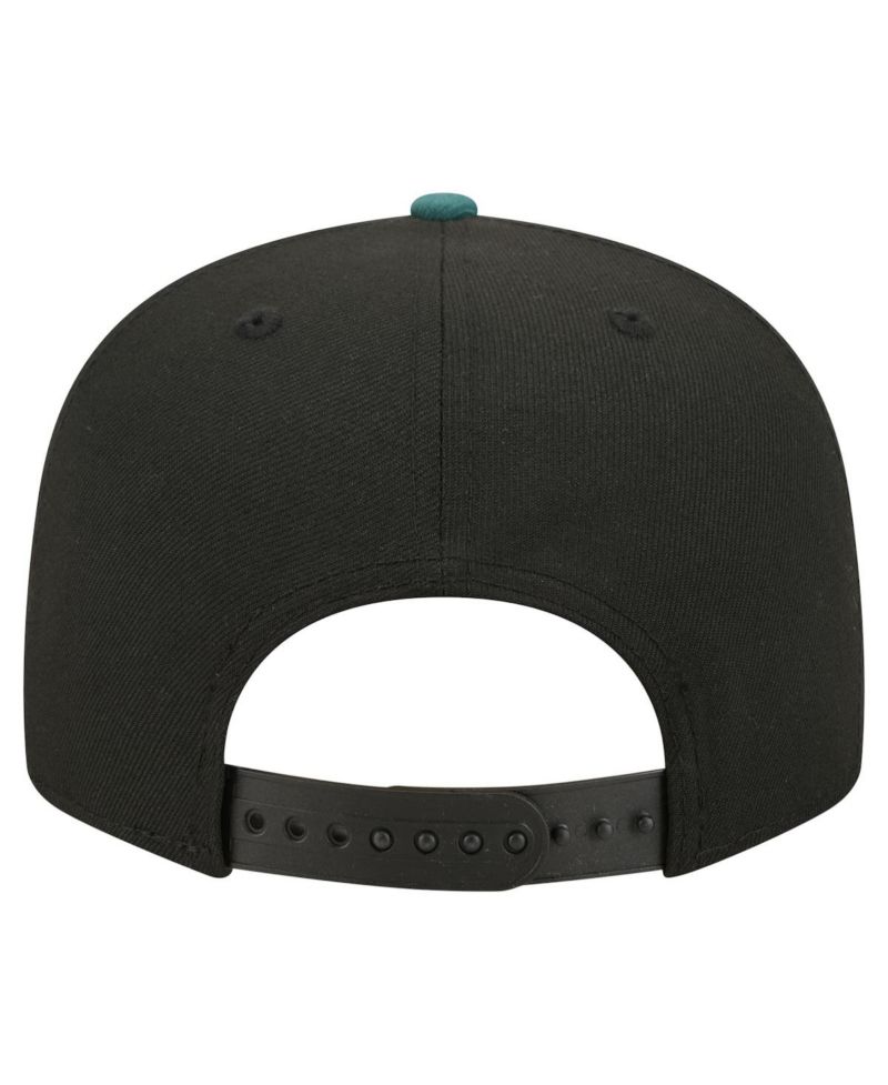 Men's Black Philadelphia Eagles Core Team Script 9FIFTY Snapback Hat