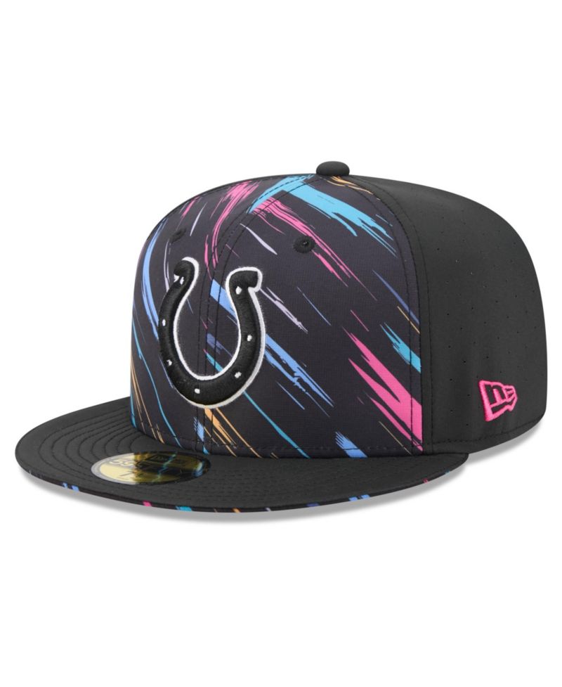 Men's Black Indianapolis Colts 2026 NFL Cruical Catch 59FIFTY Fitted Hat