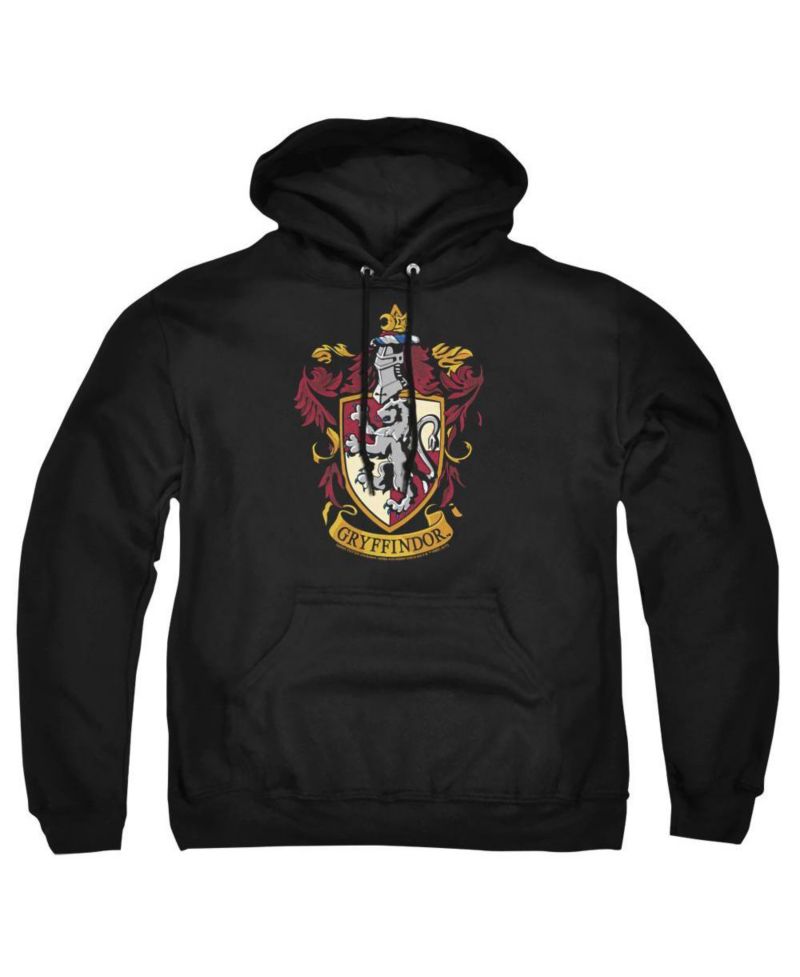 Men's Gryffindor Crest Graphic Pullover Long-Sleeve Hoodie