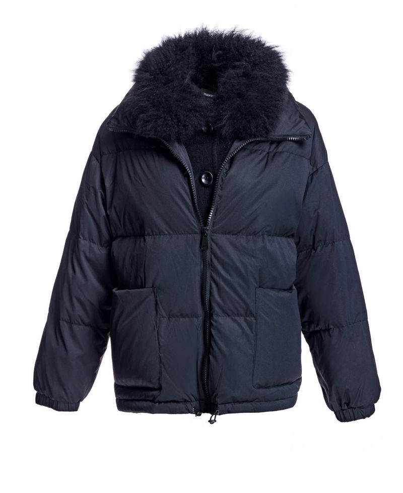 Women's Cashmere-Trimmed Puffer