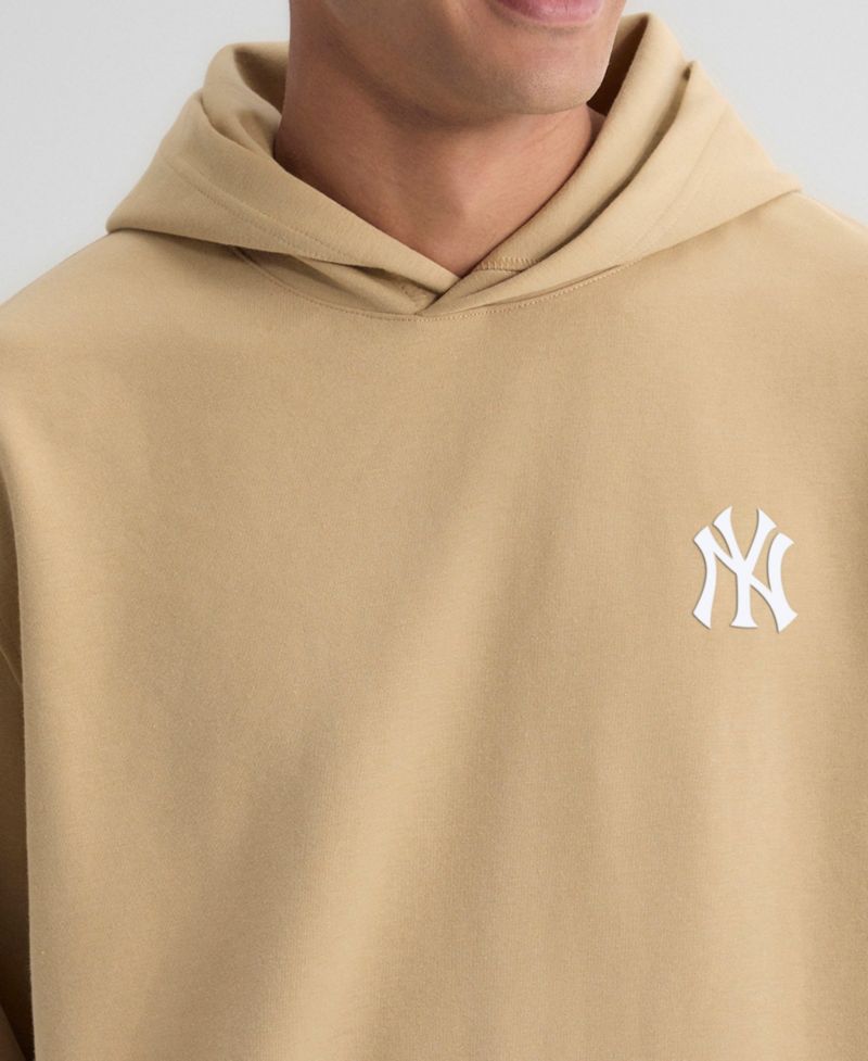 Men's Khaki New York Yankees Clutch Tri-Blend Hoodie