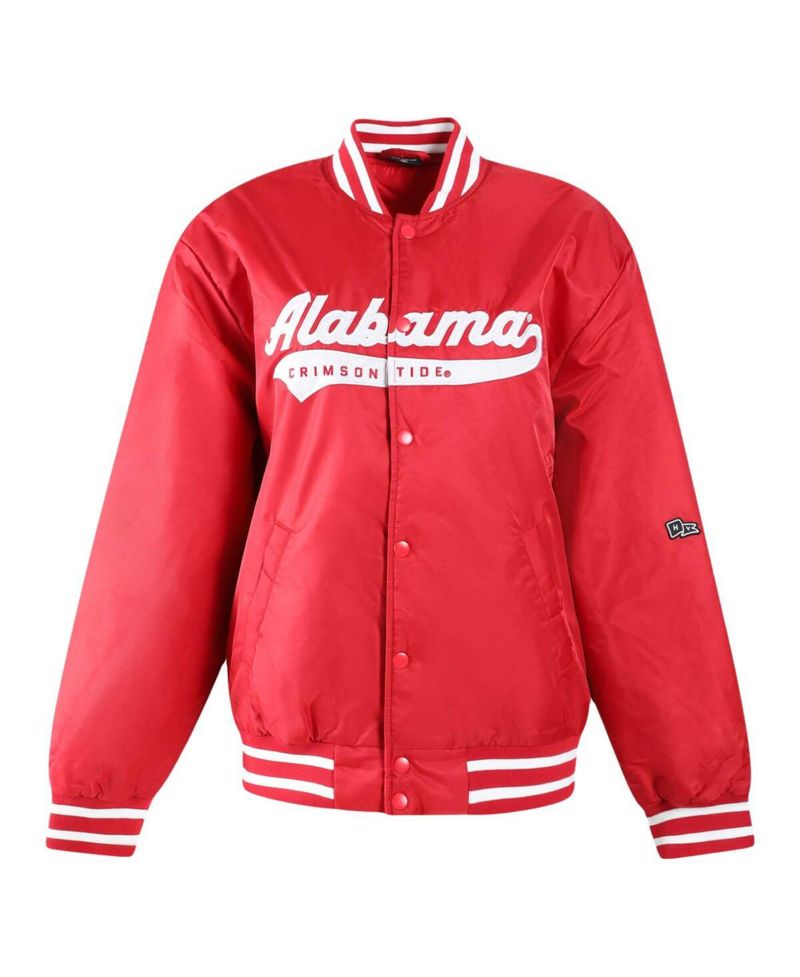 Women's Crimson Alabama Crimson Tide A-Game Varsity Full-Snap Jacket