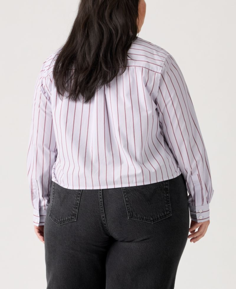 Plus Size Sully Relaxed-Fit Cotton Shirt