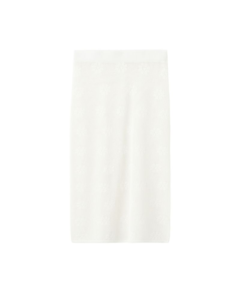 Women's Floral Crochet Midi Skirt