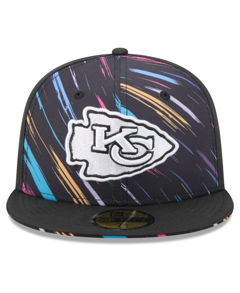 Men's Black Kansas City Chiefs 2026 NFL Cruical Catch 59FIFTY Fitted Hat