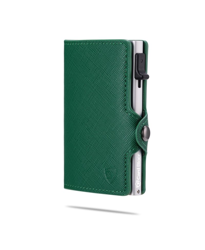 RFID Pop Up Wallet for Women - Slim Minimalist Credit Card Holder (4-6 Card Capacity) - Aluminum Metal Case