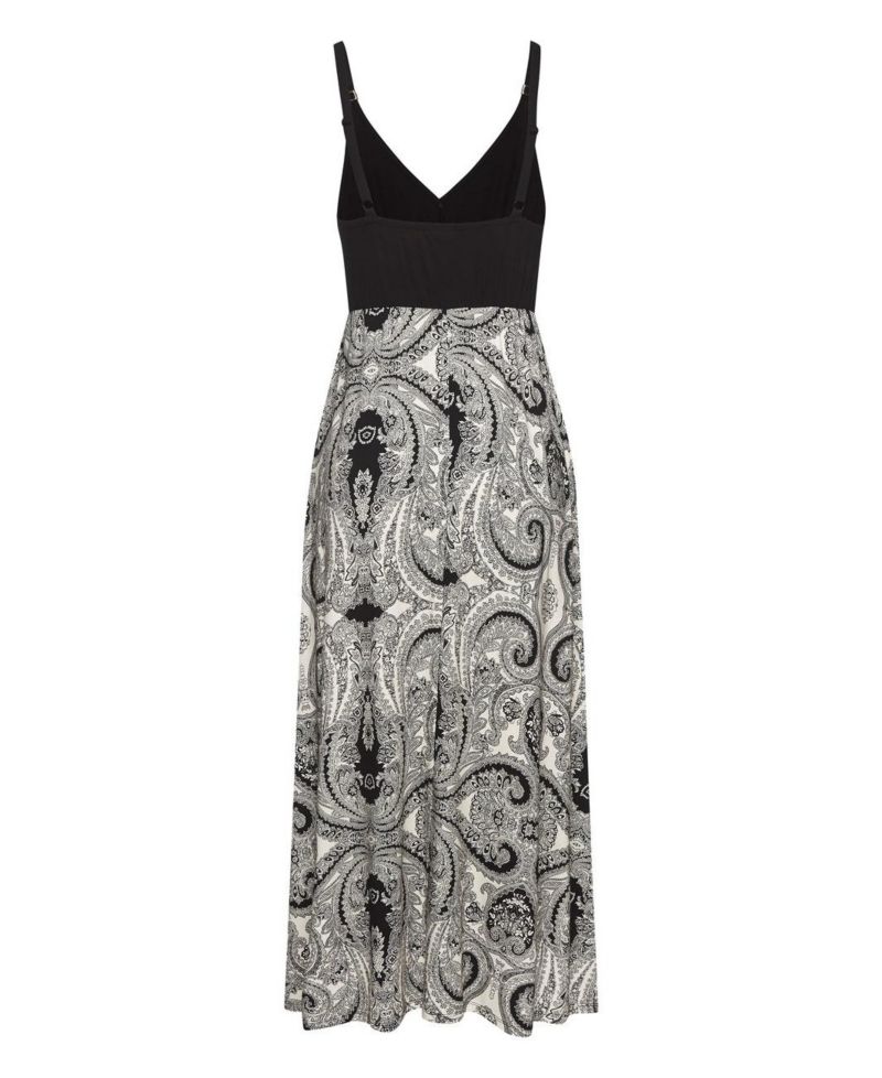 Women's Paisley Empire Waist Maxi Dress