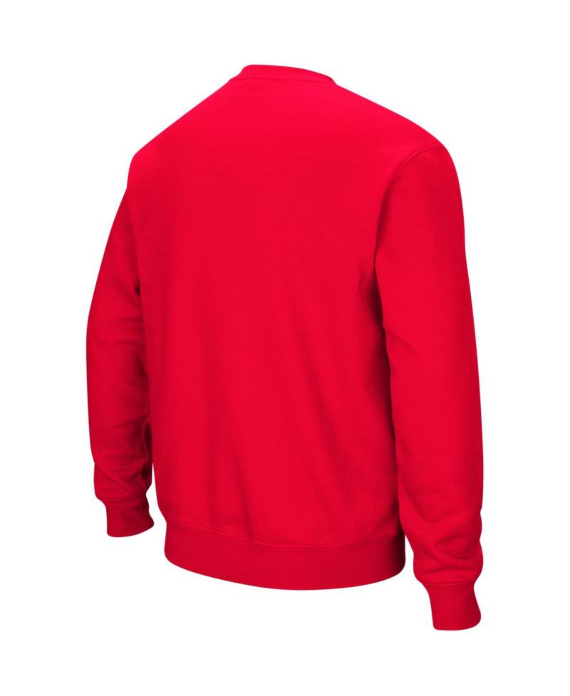 Men's Miami University RedHawks Arch Logo Crew Neck Sweatshirt