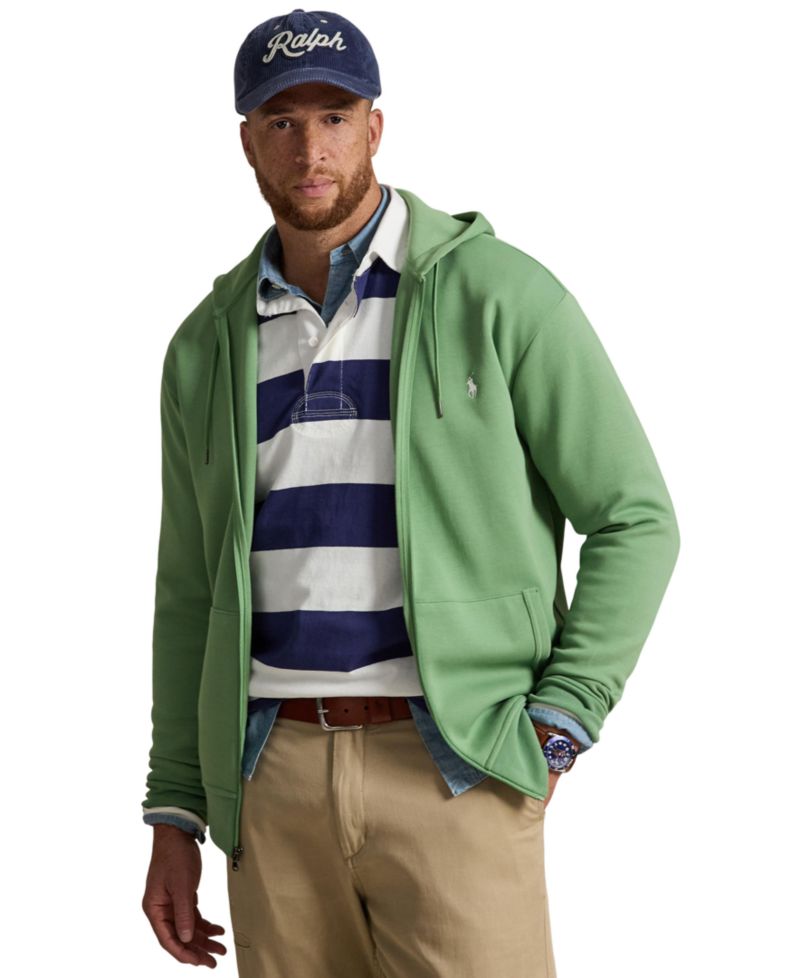 Men's Big & Tall Double-Knit Full-Zip Hoodie