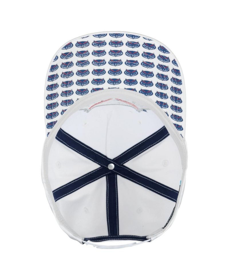 Men's and Women's White Florida Atlantic Owls The Sideline Adjustable Hat