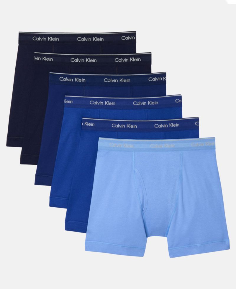 Men's 5+1 Bonus Pack Classic Cotton Boxer Briefs Underwear