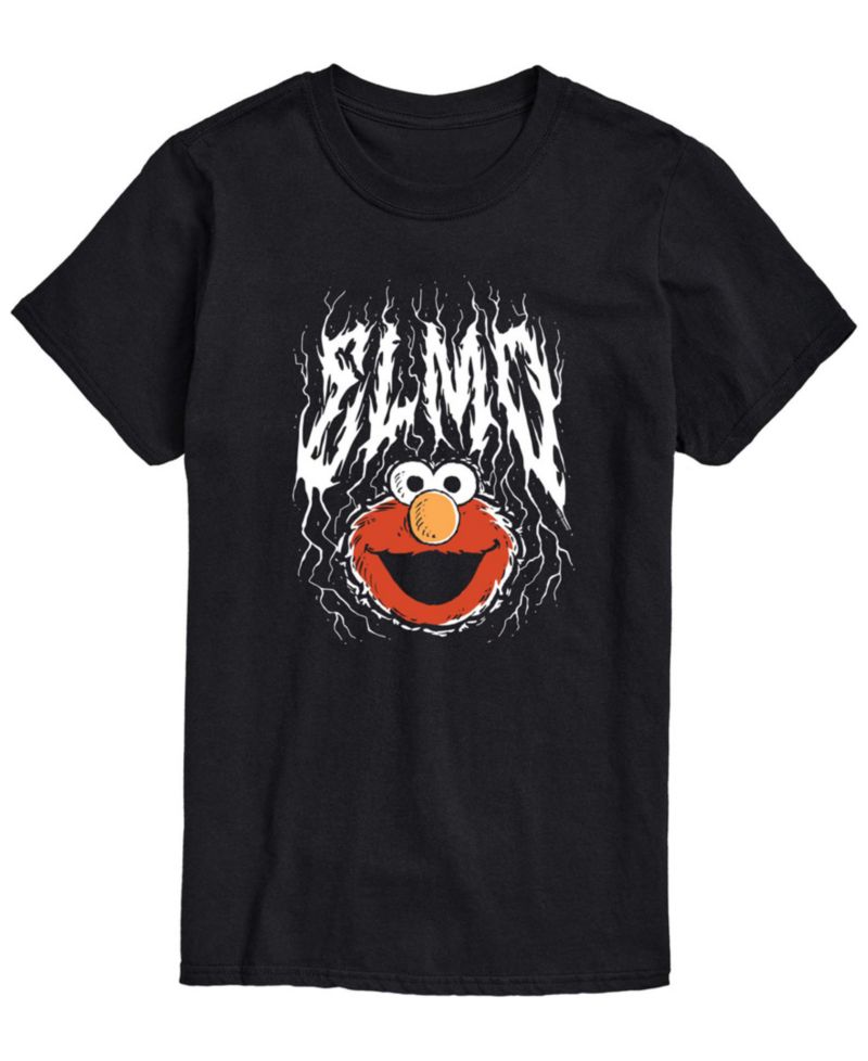Men's Sesame Street Metal Elmo Short-Sleeve Graphic T-Shirt