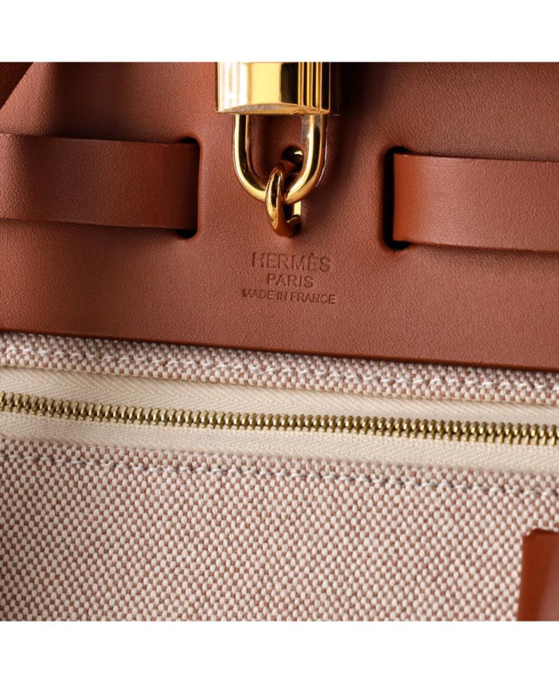 Pre-Owned Hermes 31 Herbag Zip Circuit 24 Vache Hunter and Leather