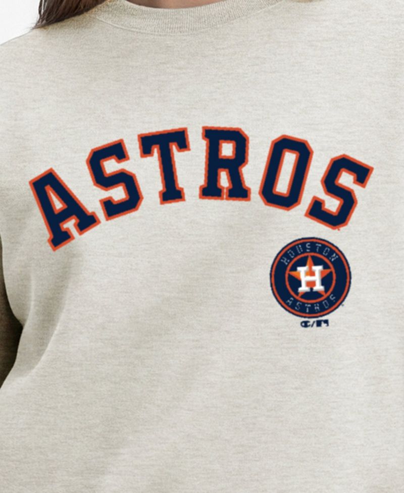 Women's Houston Astros All-Star Relaxed-Fit Dropped-Shoulder Screen-Print Sweatshirt