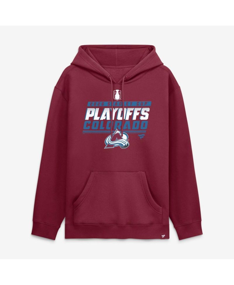 Men's Burgundy Colorado Avalanche 2026 Stanley Cup Playoffs Hoodie