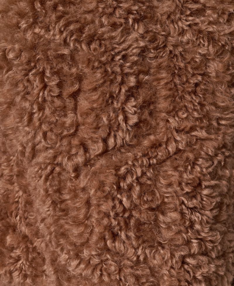 Women's Faux Fur Mock Neck Jacket