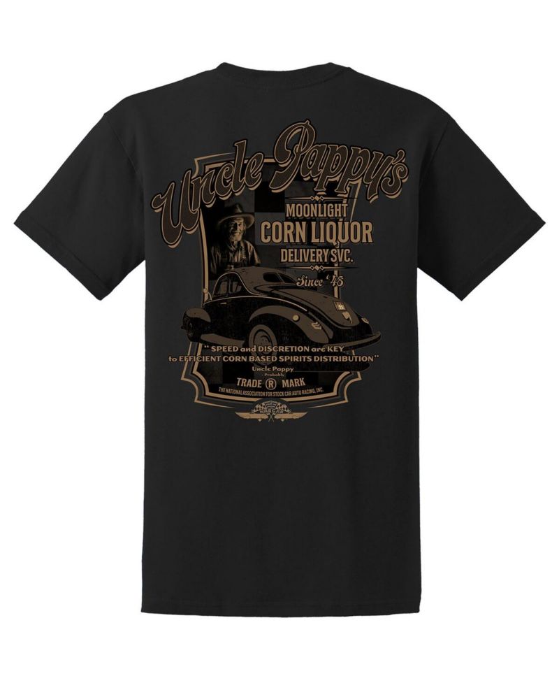 Men's Black Uncle Pappy Tri-Blend T-shirt