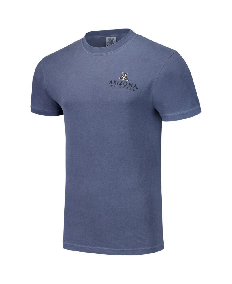 Men's and Women's Navy Arizona Wildcats Scenic Comfort Colors T-Shirt