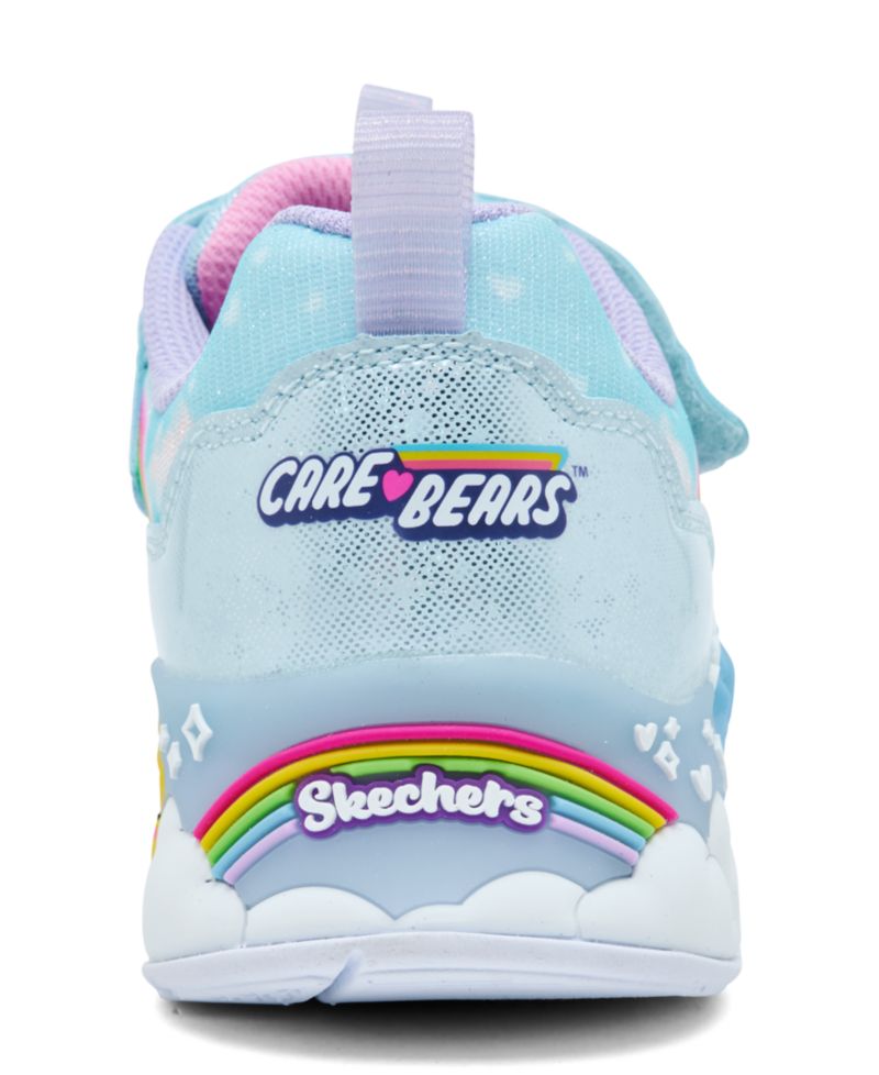 Little Girls' Care Bears Hugs N Snugs Light-Up Low Top Sneakers from Finish Line