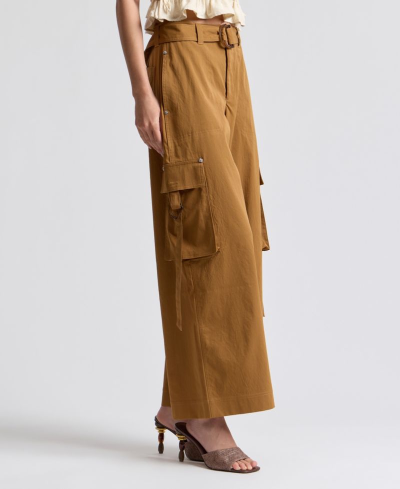 Women's Mid-Rise Wide-Leg Pants