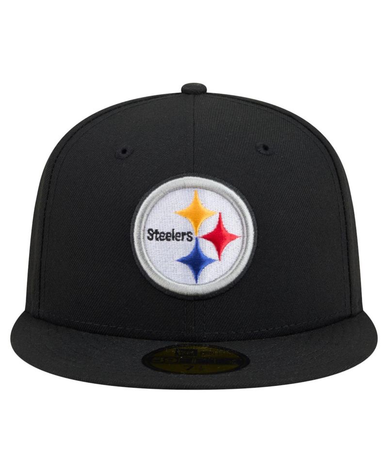 Men's Black Pittsburgh Steelers 59FIFTY Fitted Hat