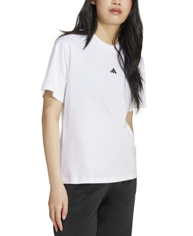 Plus Size Short-Sleeve Cotton Crewneck Logo T-Shirt