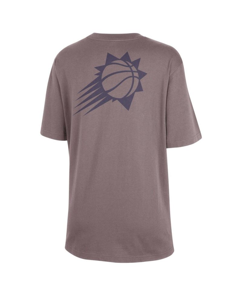 Women's Charcoal Phoenix Suns Courtside Statement Edition Boyfriend T-Shirt