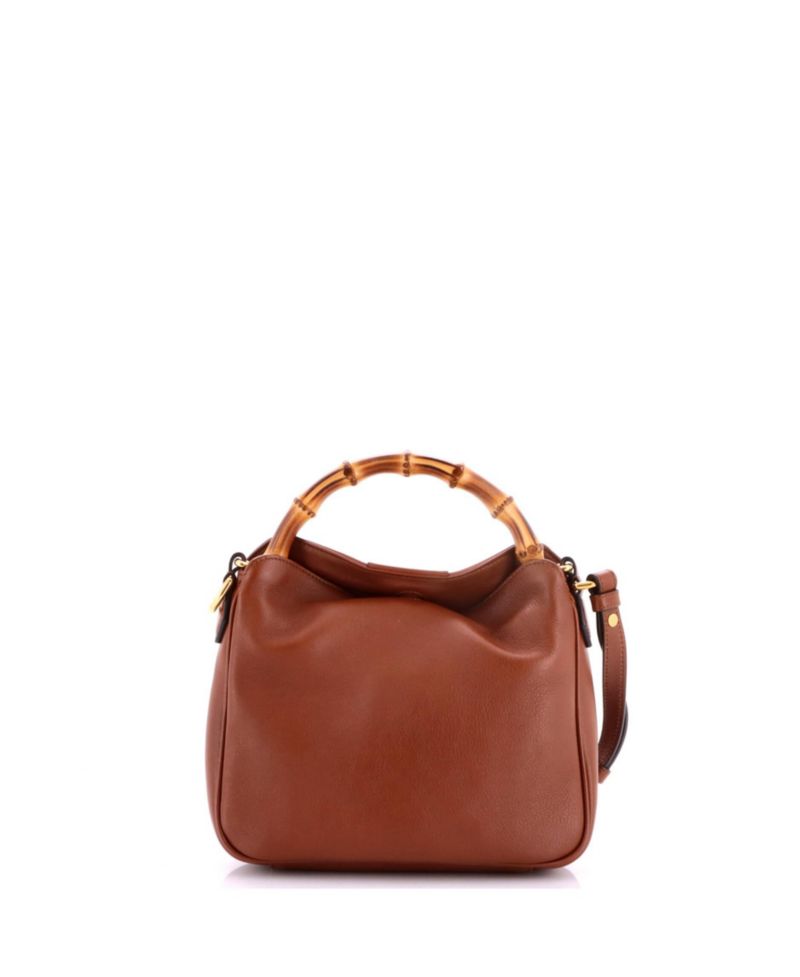 Small Diana NM Bamboo Shoulder Bag Leather