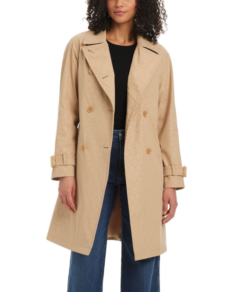 Women's Classic Double-Breasted Trench Coat