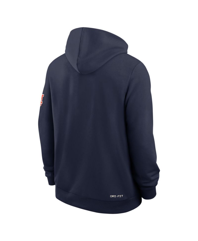 Men's Navy Auburn Tigers 2026 Sideline Standard Issue Dri-FIT Hoodie