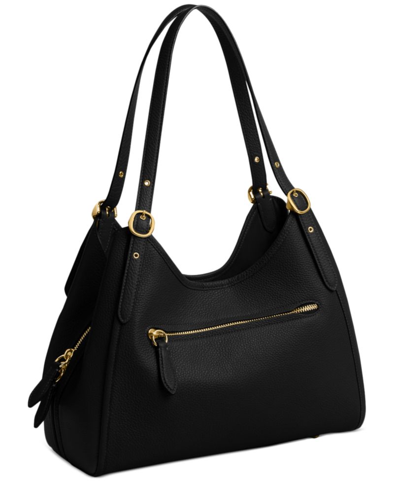 Bella Medium Leather Shoulder Bag