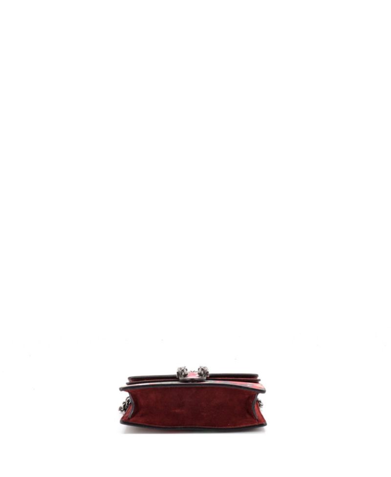 Super Mini Dionysus Bag Blooms Print GG Coated Canvas
