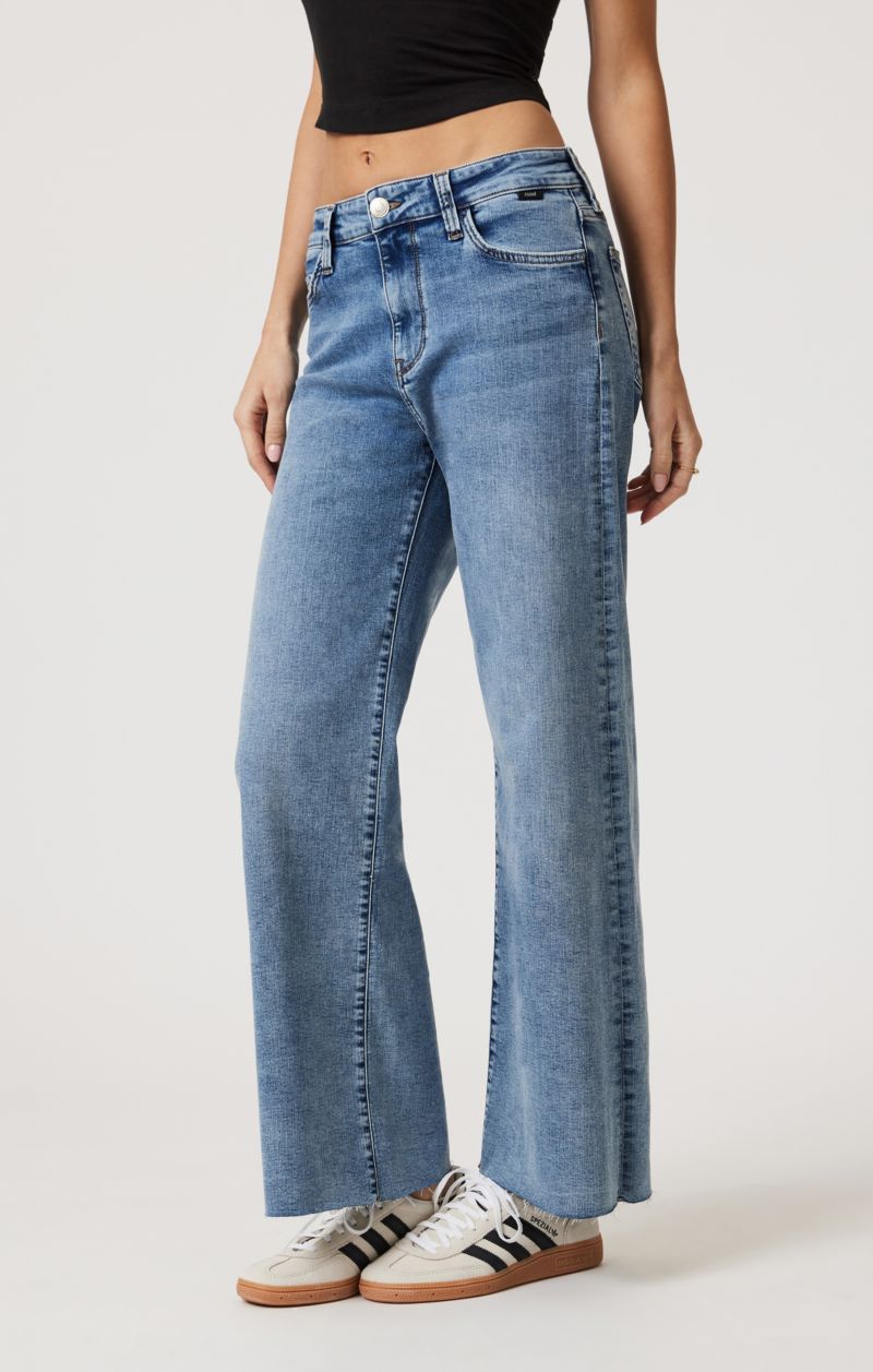 Women's Mavi Paloma Wide Leg In Light Brushed Tribeca