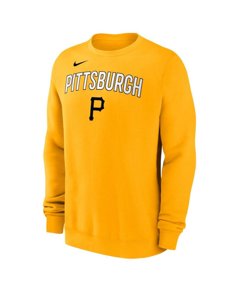 Men's Gold Pittsburgh Pirates Pullover Sweatshirt