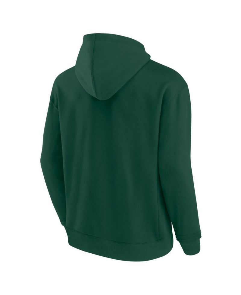 Men's and Women's Hunter Green Milwaukee Bucks Elements Super Soft Fleece Pullover Hoodie