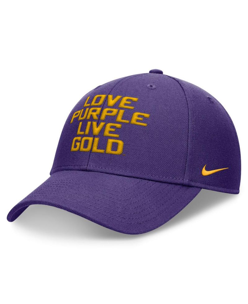 Men's Purple LSU Tigers Local Adjustable Hat