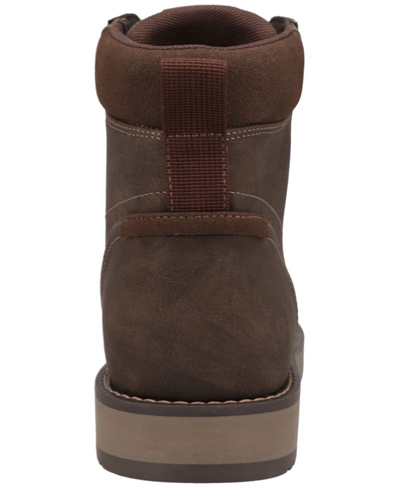 Men's Davis Rugged Casual Tumbled Moc-Toe Boots