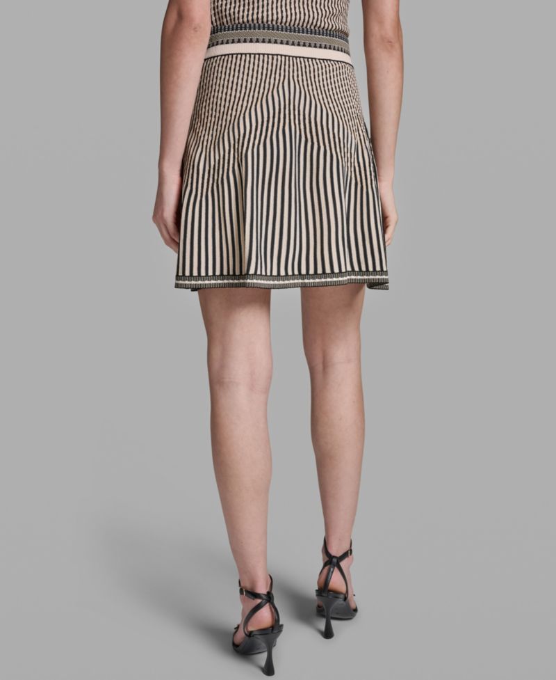 Women's Mix Pattern Sweater Skirt