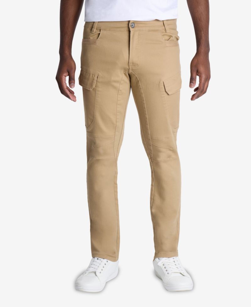 Men's Slim-Fit Stretch Twill Cargo Pants